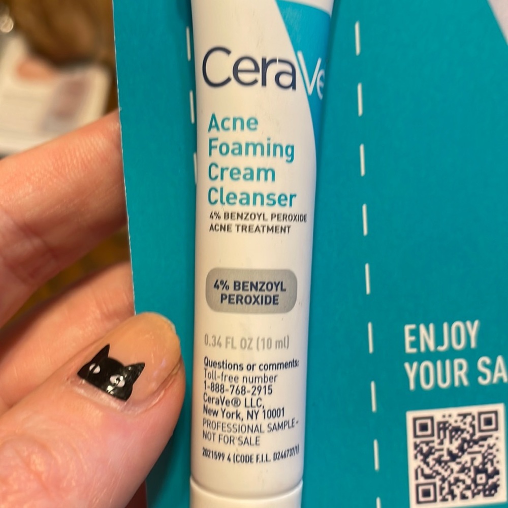 Cerave acne foaming cream cleanser 10ml